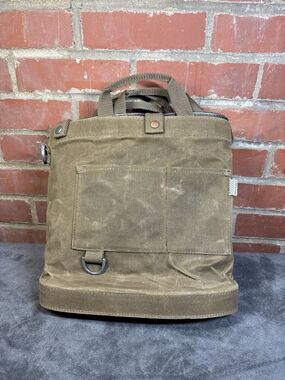 Barebones Foraging Bag Garden Harvesting Small Brown Canvas Tote Yard